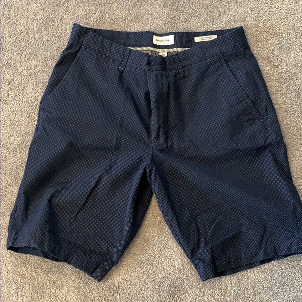 Goodfellow and Co shorts navy size 34 10.5 inseam